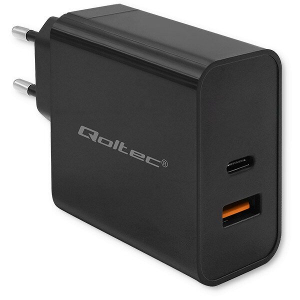 Incarcator Retea 52381 Super Quick PD  1xUSB-C  1xUSB  90W  5-20V  2.4-4.35A  Negru