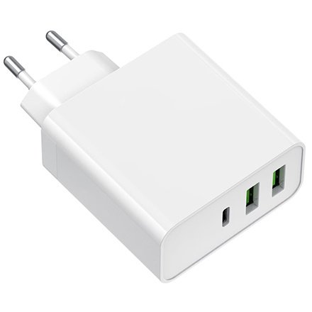 Incarcator Retea PD 3.0 65W USB-C Alb