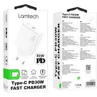 Incarcator Retea PD 30W 1xUSB Type-C Alb