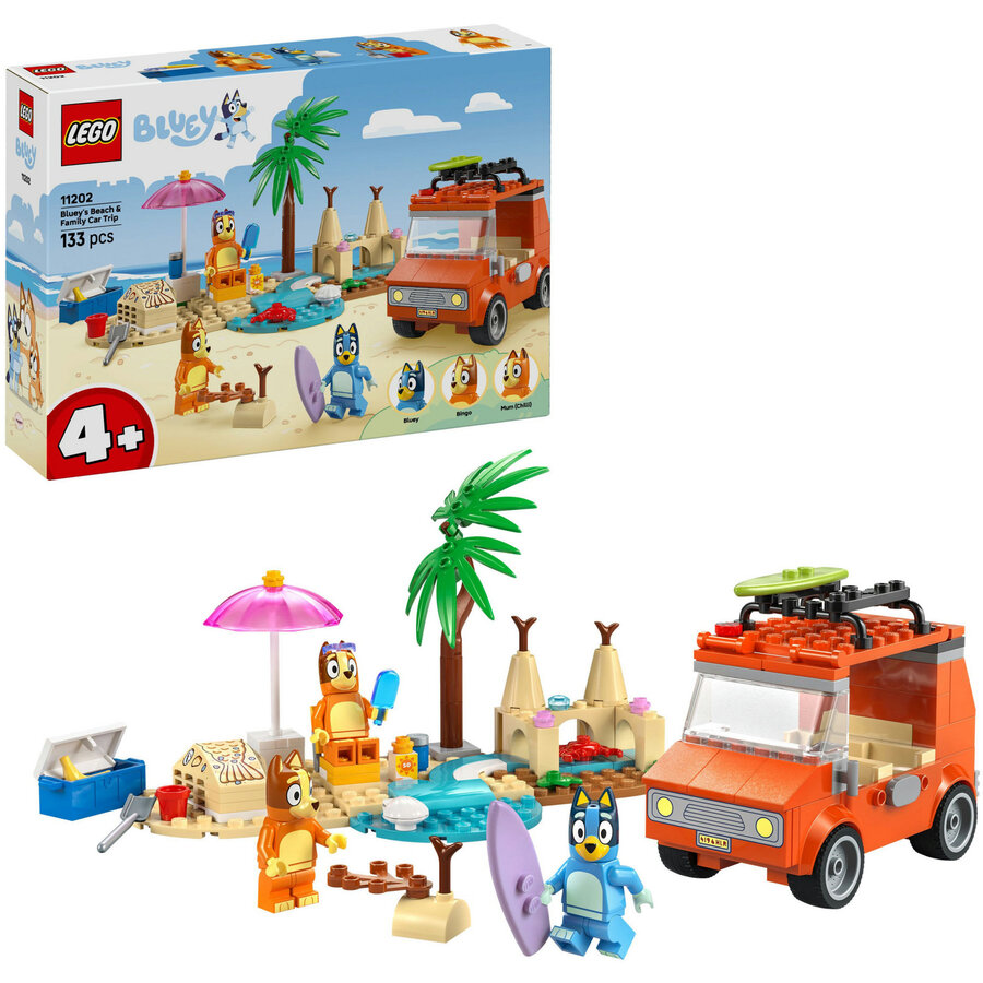Jucarie 11202 Bluey - Bluey's Beach Trip, construction toy