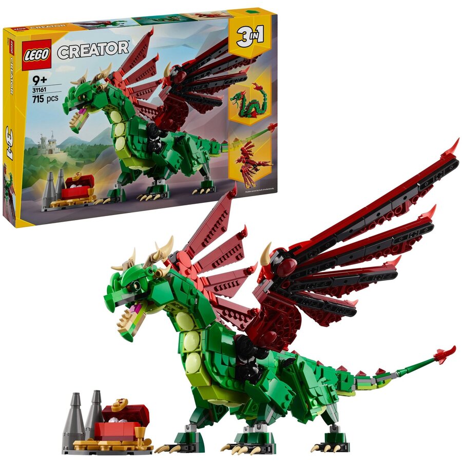 Jucarie 31161 Creator 3-in-1 Green Dragon