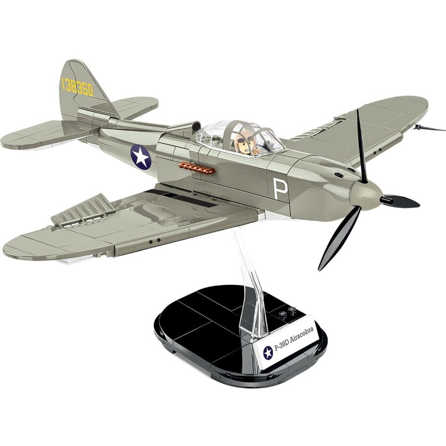 Jucarie Bell P-39D Airacobra, construction toy (grey)