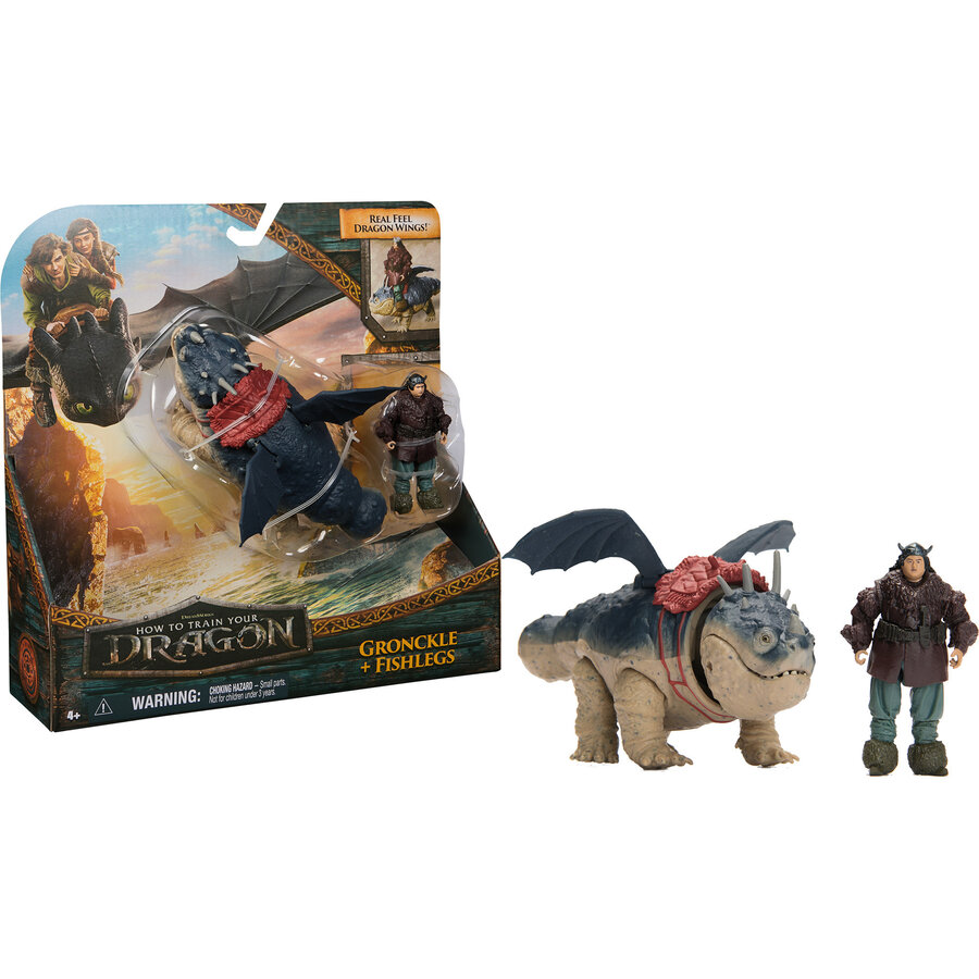Jucarie How to Train Your Dragon Meatball & Fishlegs
