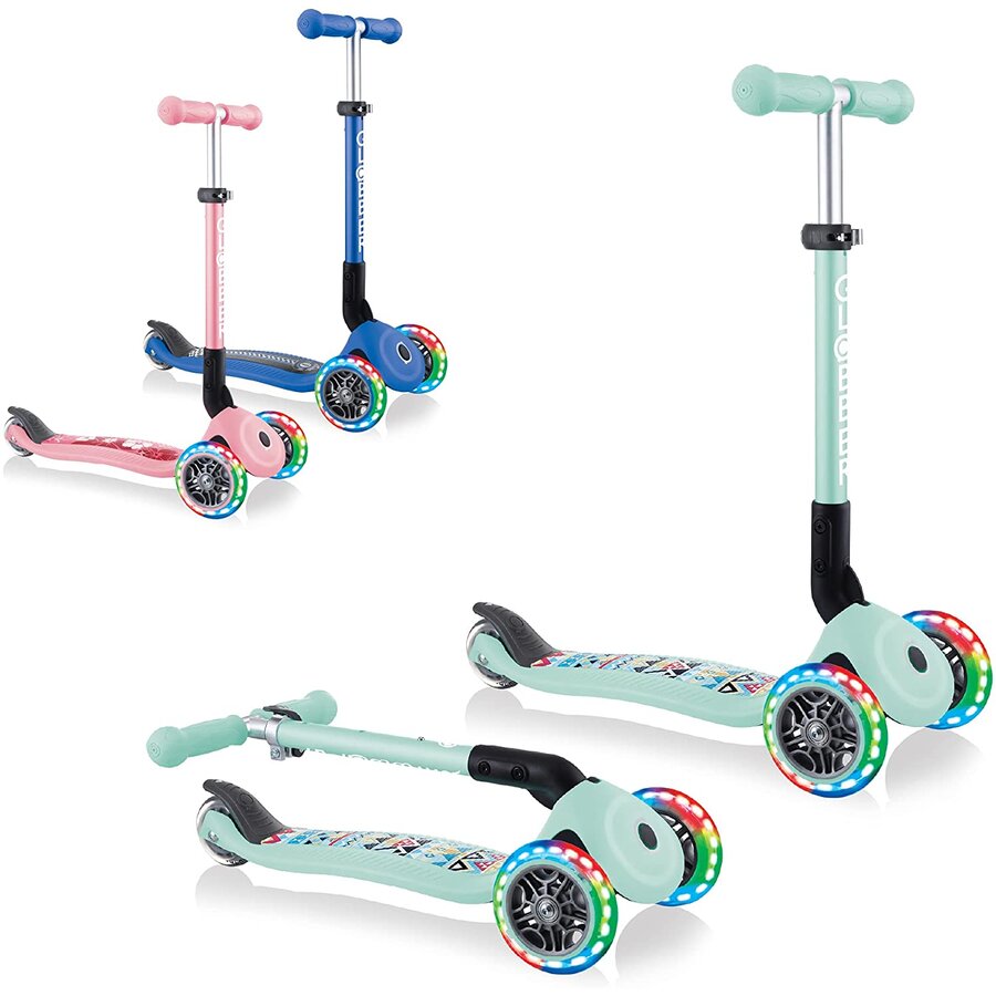 Jucarie Junior Foldable Fantasy Lights, Scooter (mint, mint-Tribal)