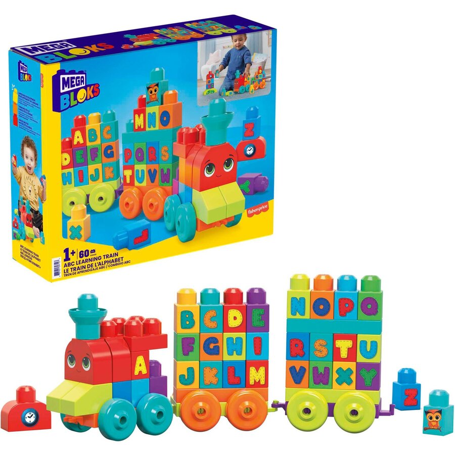 Jucarie MEGA BLOKS ABC Learning Train