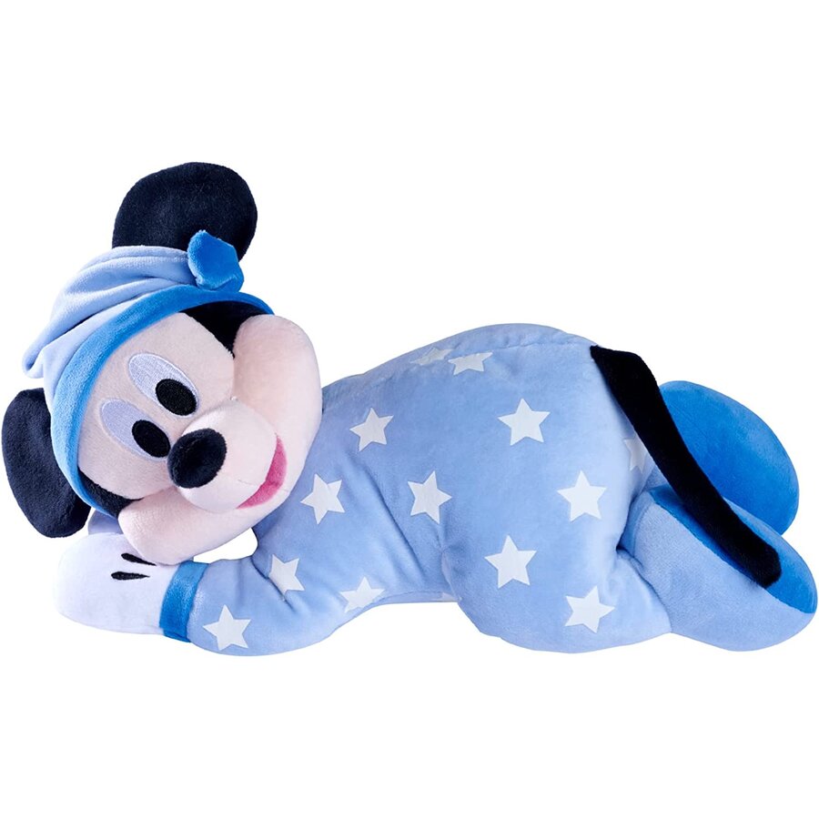 Jucarie Moale Mickey Noapte Buna Muzicala 30cm +0luni Multicolor