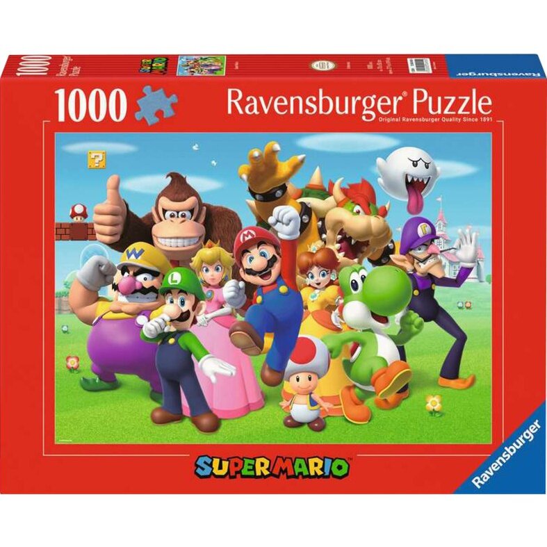 Jucarie Puzzle Super Mario (1000 pieces)