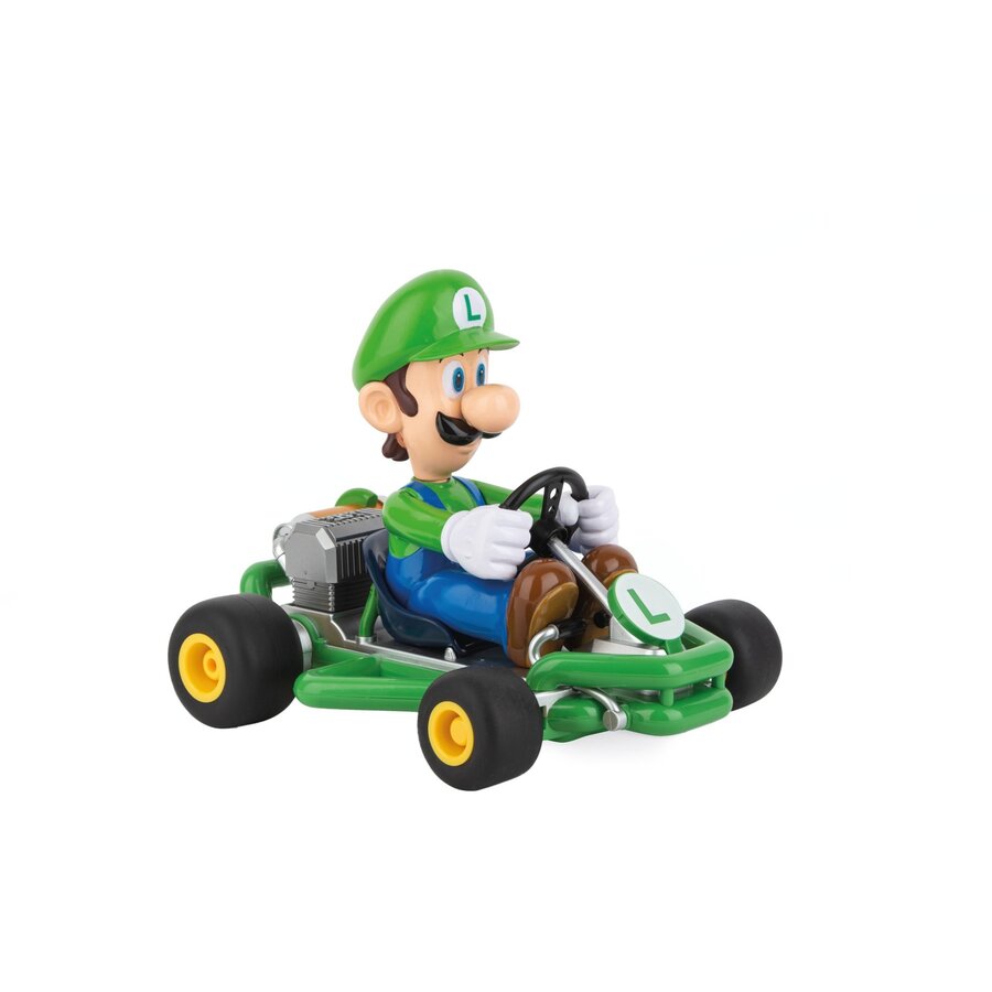 Jucarie RC 2.4GHz Mario Kart Pipe Kart, Luigi