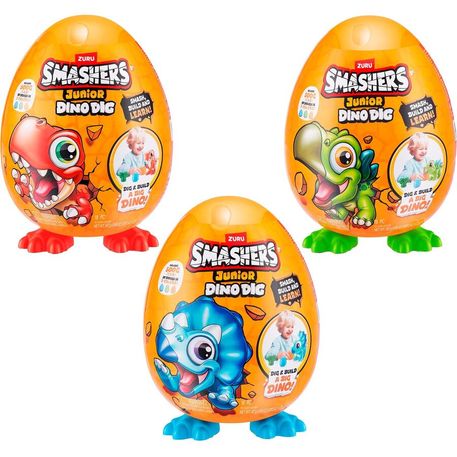 Jucarie Smashers - Junior Dino Dig Egg, toy figure assorted item