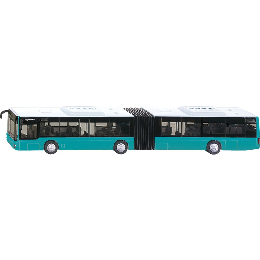 Jucarie SUPER articulated bus, model vehicle (turquoise/white)