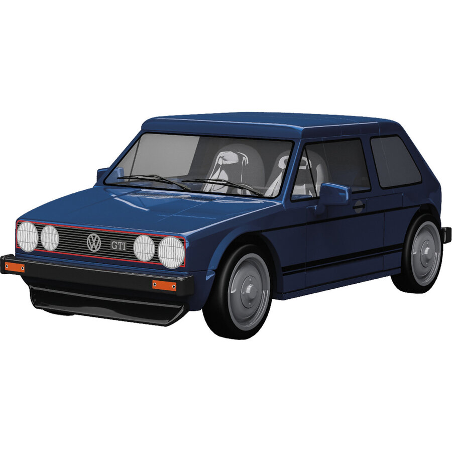 Jucarie Volkswagen Golf GTI (1976-1983) (blue, scale 1:35)