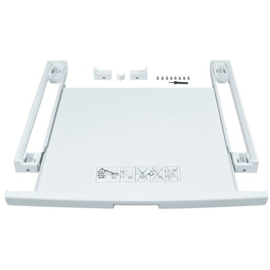 Kit montare verticala WTZ11400 Destinat pentru Masina de Spalat rufe si Uscator de Rufe Alb