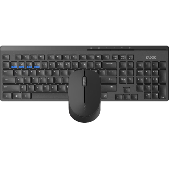 Kit Tastatura + Mouse 8100M Wireless Multi-Mode Negru