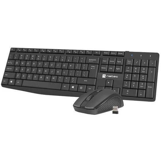 Kit Tastatura + Mouse Squid Wireless Gri
