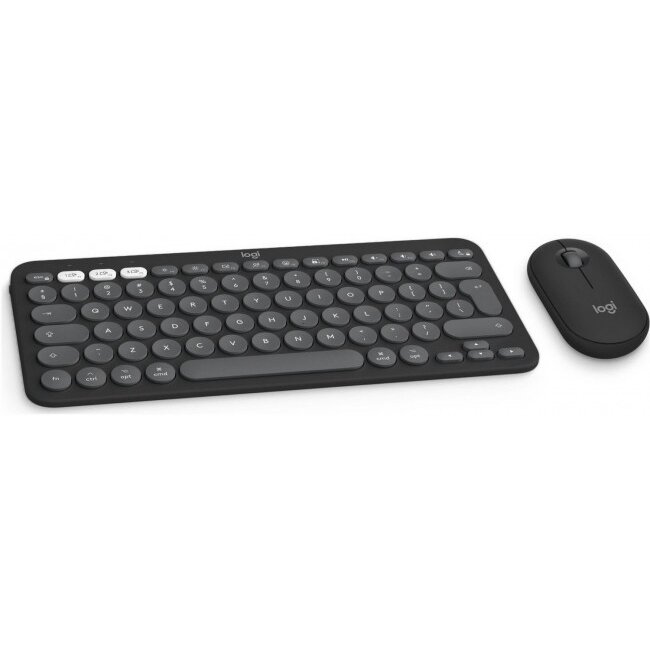 Kit Tastatura Pebble 2 Combo Mouse Negru