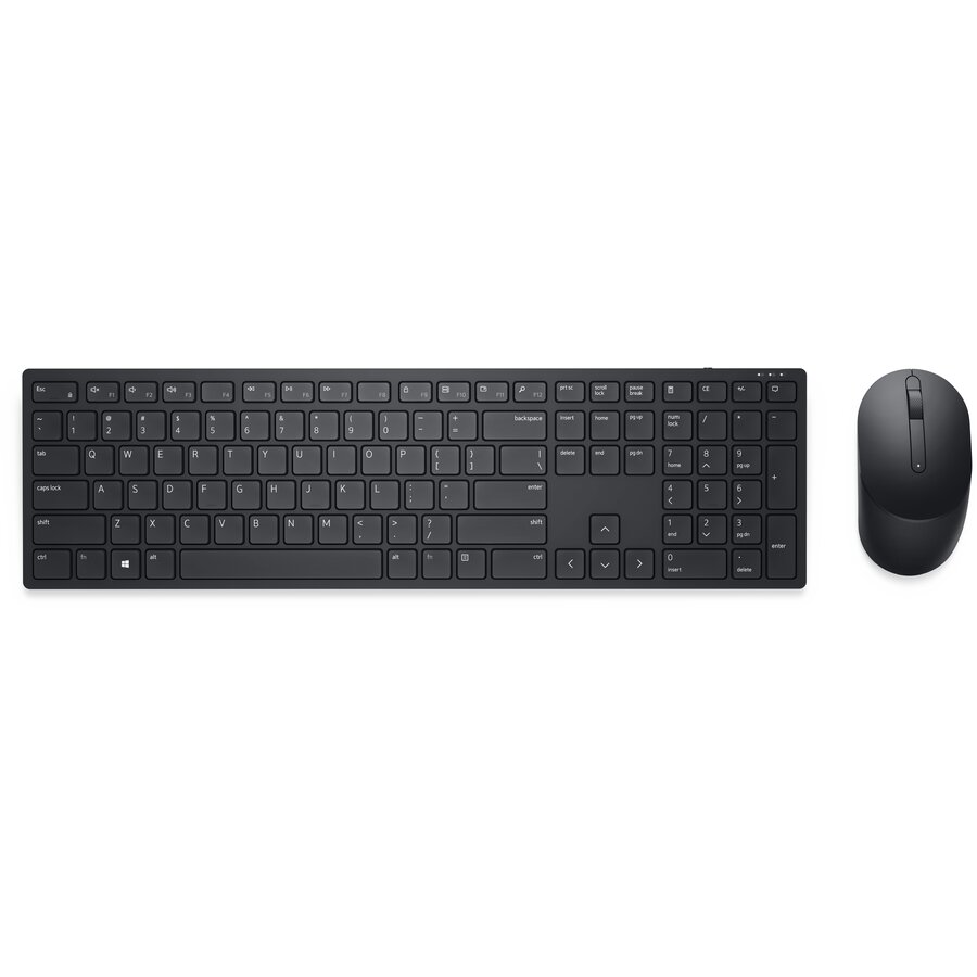 Kit Tastatura si Mouse KM5221WBKB-INT Wireless Negru