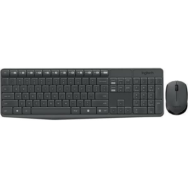 Kit Tastatura si Mouse MK235 Wireless Combo Layout DE Negru