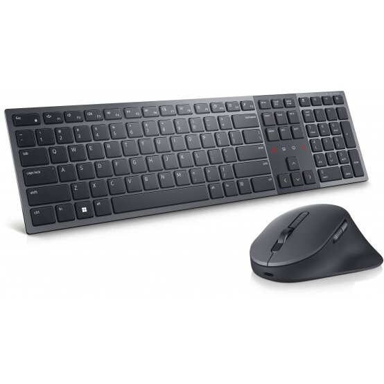 Kit Tastatura si Mouse Premier Collaboration KM900 Layout German Negru
