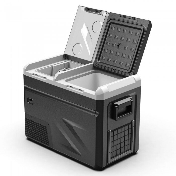 Lada Frigorifica Portabila Bro Freezer Ice IC36 Capacitate 36L cu Masina de Gheata Negru/Gri