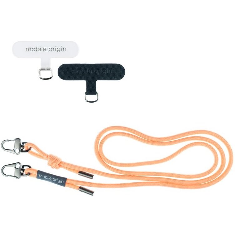 Lanyard Rope, 6 mm, Ajustabil 82-163cm, Peach Fuzz