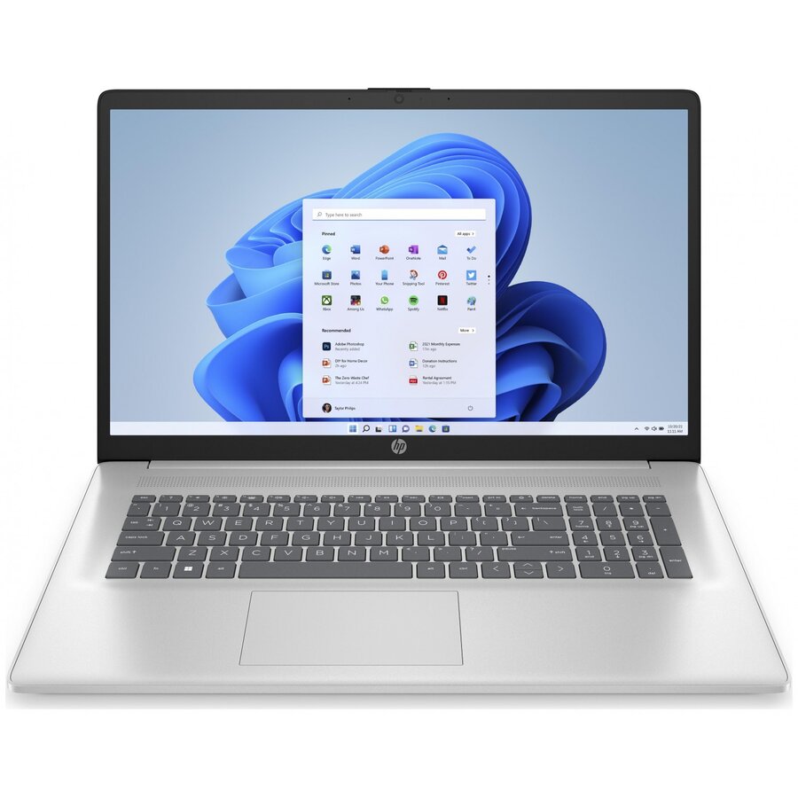 Laptop FHD 17.3 inch AMD Ryzen 5 7520U 16GB 512GB SSD Windows 11 Home Silver