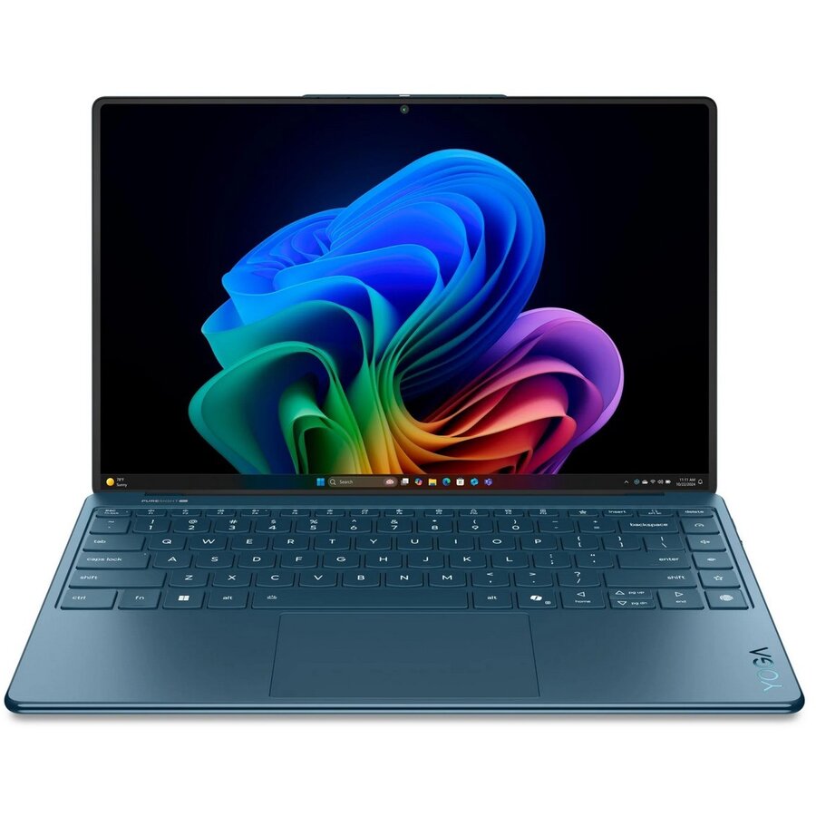 Laptop Lenovo YOGA Slim 9 14  Ultra 7 258V 14inch 4K OLED 120Hz Touch 32GB 1TB Windows 11 Home Albastru