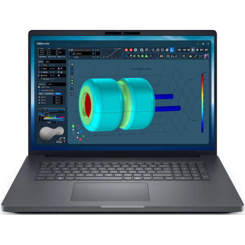 Laptop Pro Max Plus QHD+ Intel Core Ultra 7 265HX 32GB 1TB SSD RTX Pro 2000 Windows 11 Pro Magnetite