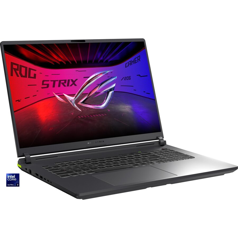 Laptop ROG Strix G16 (G615LR-S5205W), gaming notebook grey/green, Intel Core Ultra 9 275HX, NVIDIA GeForce RTX 5070 Ti, 32 GB DDR5, 1 TB (1 TB SSD), Windows 11 Home