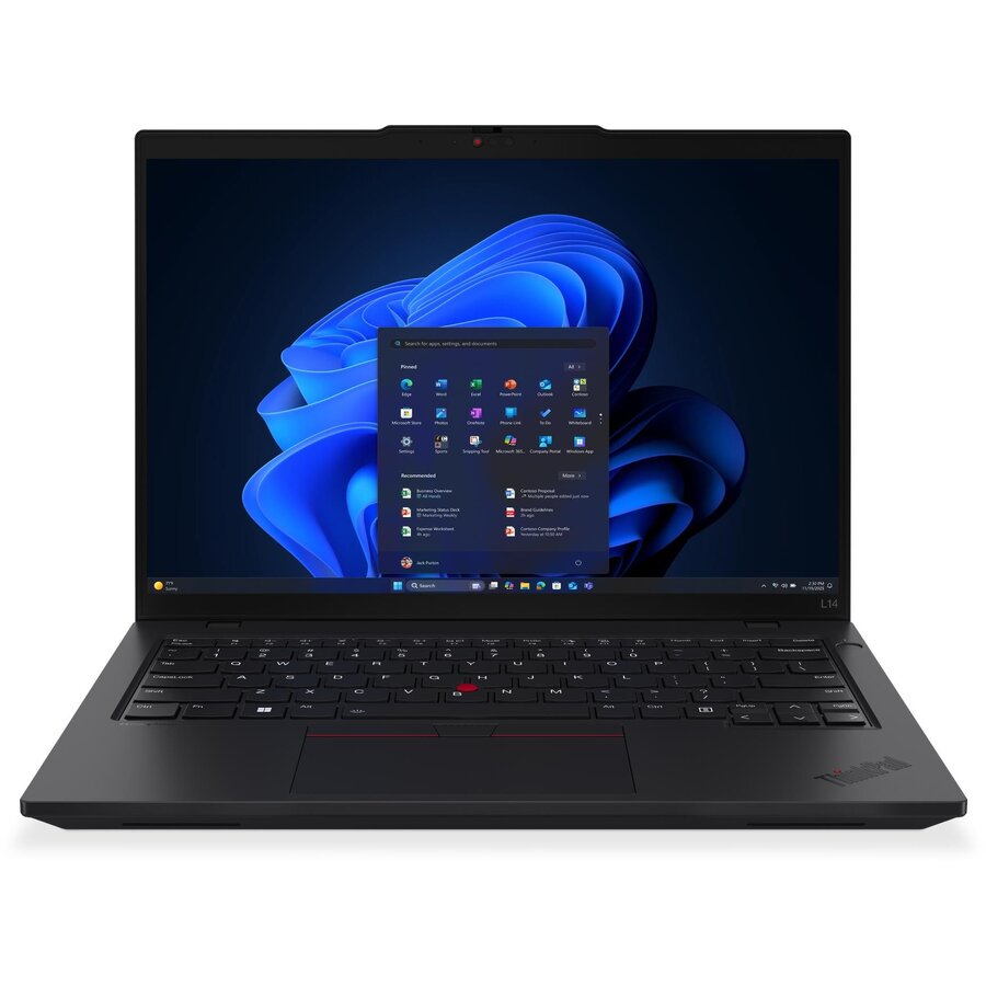 Laptop ThinkPad L14 G6 WUXGA 14 inch Intel Core Ultra 7 255U 32GB 1TB SSD Windows 11 Pro Black