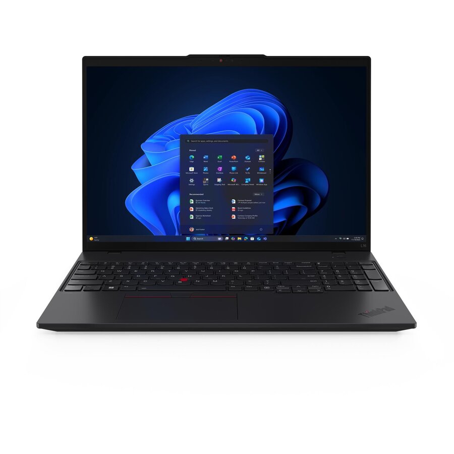 Laptop ThinkPad L16 G2 WUXGA 16 inch Intel Core Ultra 7 255U 32GB 1TB SSD Windows 11 Pro Black