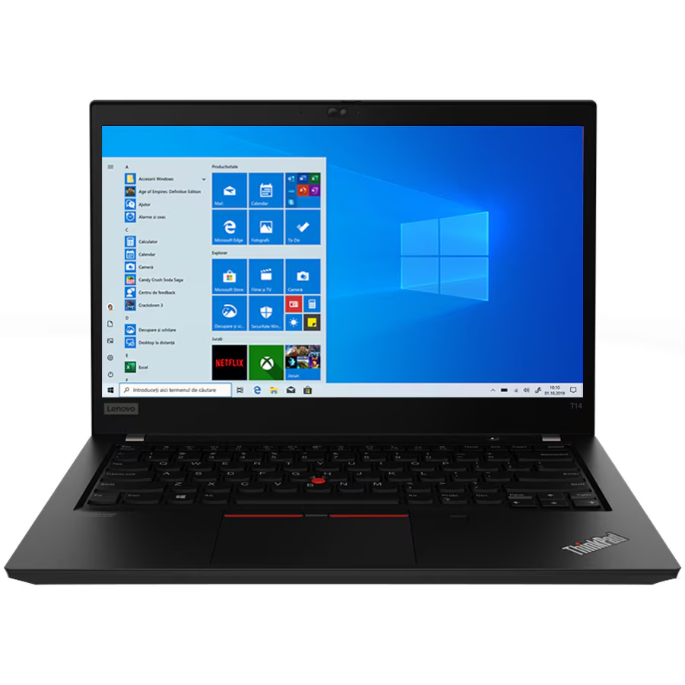 Laptop ThinkPad T14 FHD 14 inch Intel Core i5-10210U 16GB 256GB SSD Windows 10 Pro Black