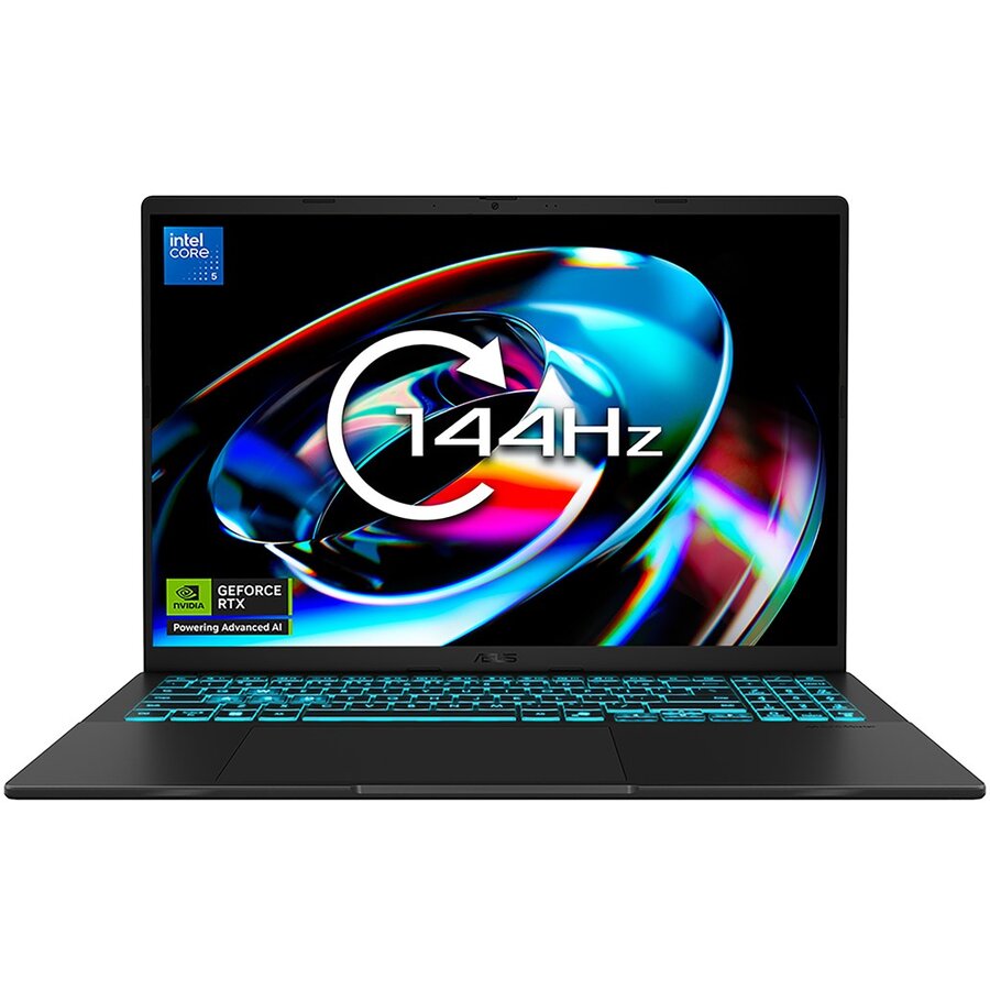 Laptop V16 V3607VH-RP011W Intel Core 5 210H 40.6Cm 16Inch WUXGA 16GB DDR5-SDRAM 512GB SSD NVIDIA GeForce RTX 5050 Wi-Fi 6 (802.11ax) Windows 11 Home Negru