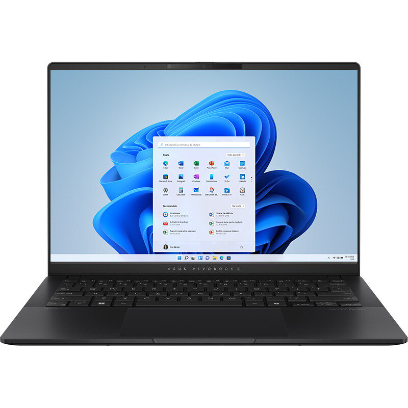 Laptop Vivobook S 14 OLED S5406SA-QD107X 14 inch FHD+ Intel Core Ultra 7 258V 32GB LPDDR5X 1TB SSD Windows 11 Pro Neutral Black