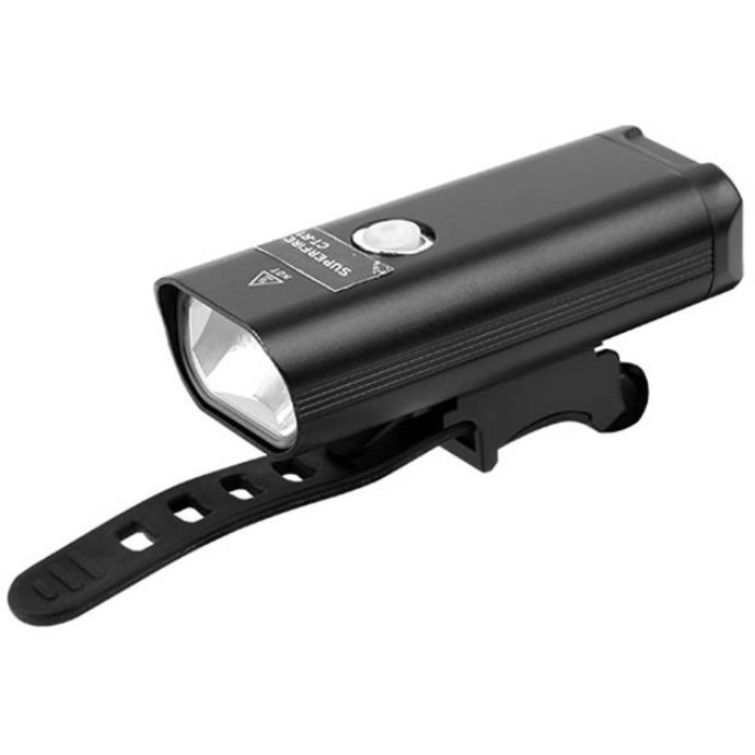 Lumina bicicleta Superfire GT-R1 LED 5W 1800 mAh incarcare USB functie lanterna Negru