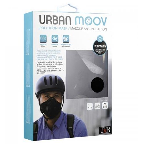 Masca Antipoluare UM  FFP2 Negru