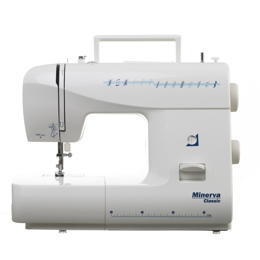 Masina de cusut electromecanica CLASSIC (81L0) 12 programe 800 Imp/Min 70W Alb