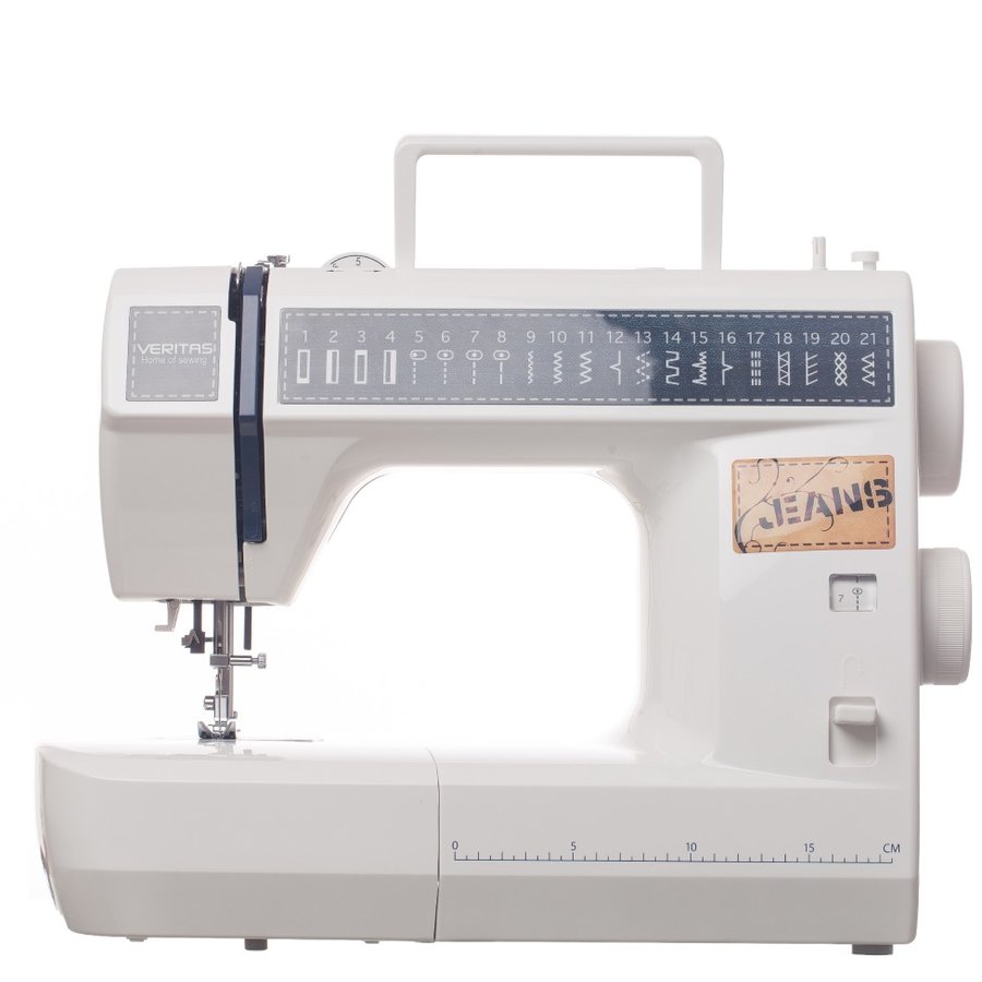 Masina De Cusut Electromecanica JSB21 21 Programe 800Imp/Min 60W Alb/Albastru