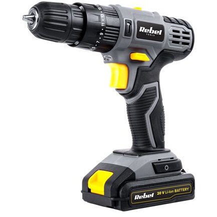 Masina de Gaurit si Insurubat RB-1002 Cu Acumulator 1300rpm Negru/Gri