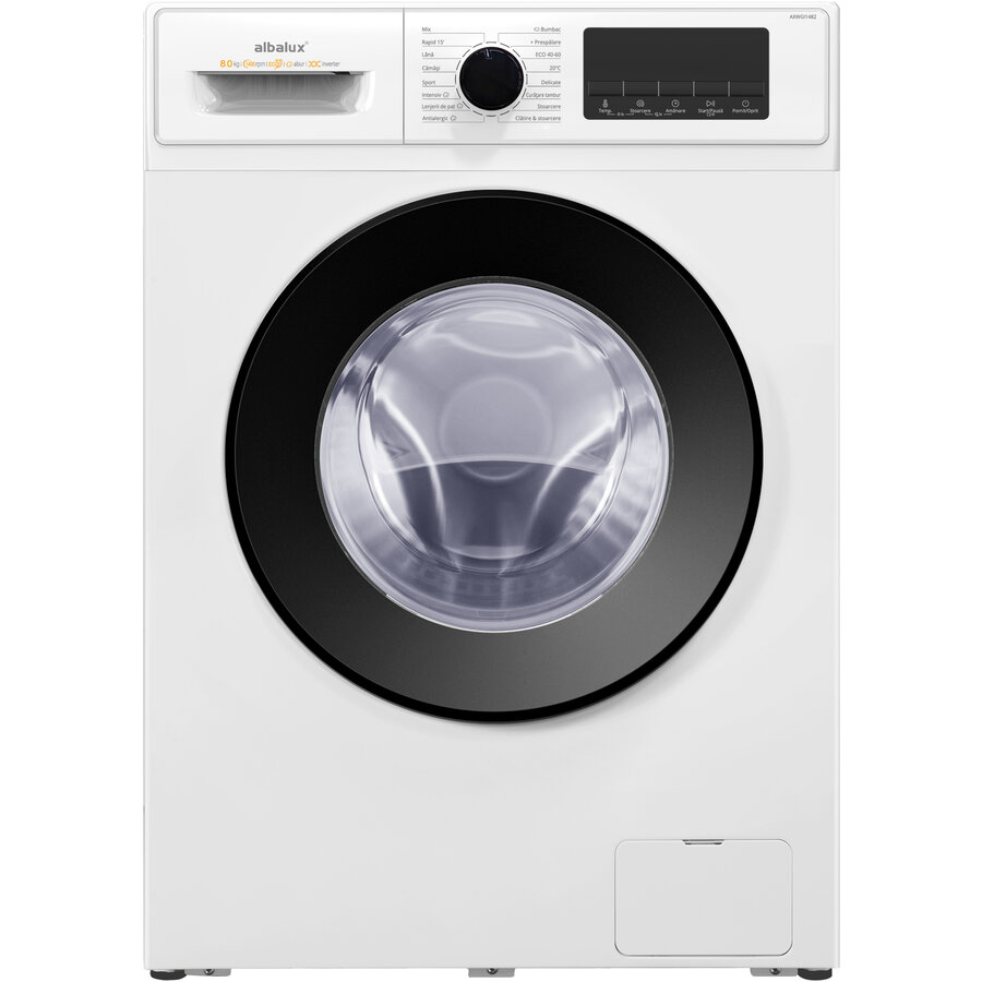 Masina de Spalat Rufe AXWGI1482 8Kg Display LED 16 Programe 1400Rpm Clasa A Alb