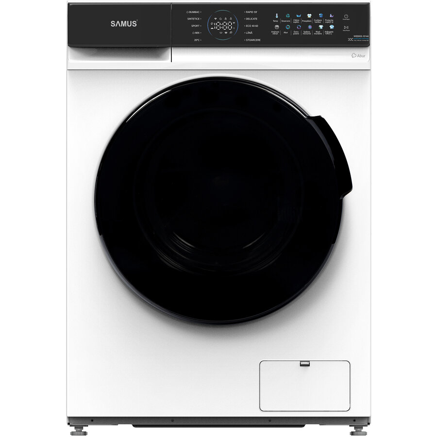 Masina de Spalat Rufe Frontala WSDKI5-10144 10KG 1400RPM Motor Inverter 11 Programe Clasa A Alb