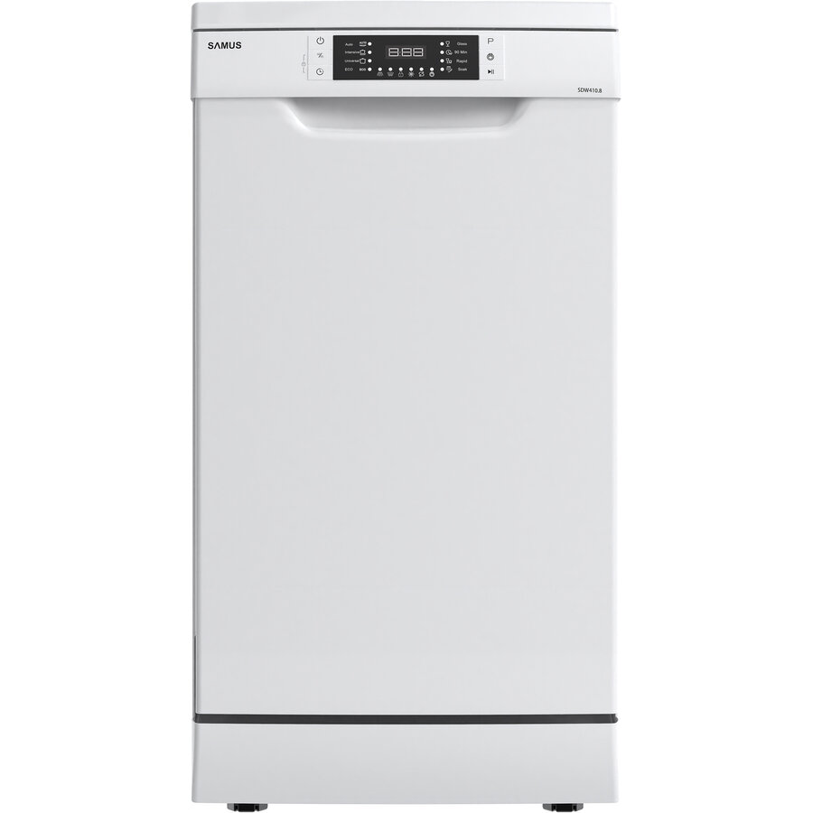 Masina De Spalat Vase SDW410.8 Clasa E 10 Seturi 47dB 8 Programe Alb