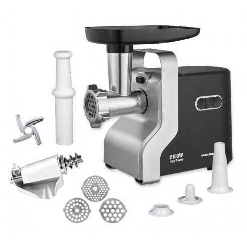 Masina de tocat MG-2100BKSL Weston Silver 2100W 1.8 kg/min Negru / Argintiu