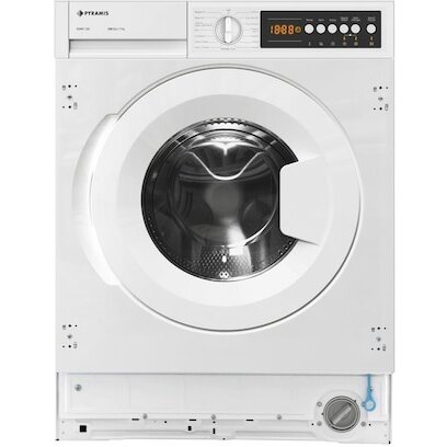 Masina Spalat Rufe Incorporabila 7kg 1200RPM Clasa D 15 Programe Spalare ECO Pornire Intarziata Comenzi Digitale Display Blocaj Siguranta Alb