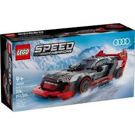 Masinuta De Curse 76921 Speed Champions Audi S1  e-tron Quattro Negru\Rosu