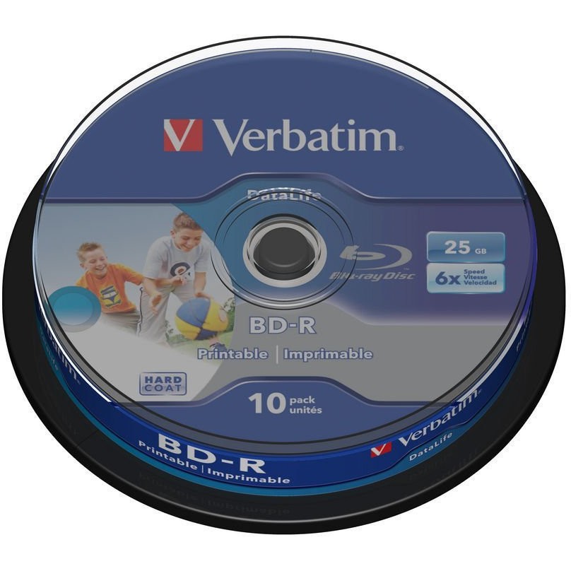 Mediu optic BD-R SL Datalife 6X 25GB 10 bucati