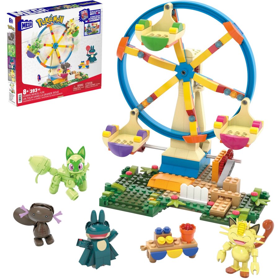 MEGA MEGA Pokémon Fun on the Ferris Wheel, Construction Toy