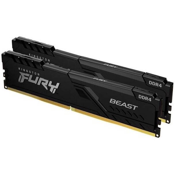 Memorie Fury Beast 32GB (4x8GB) DDR4 3200MHz Quad Channel Kit