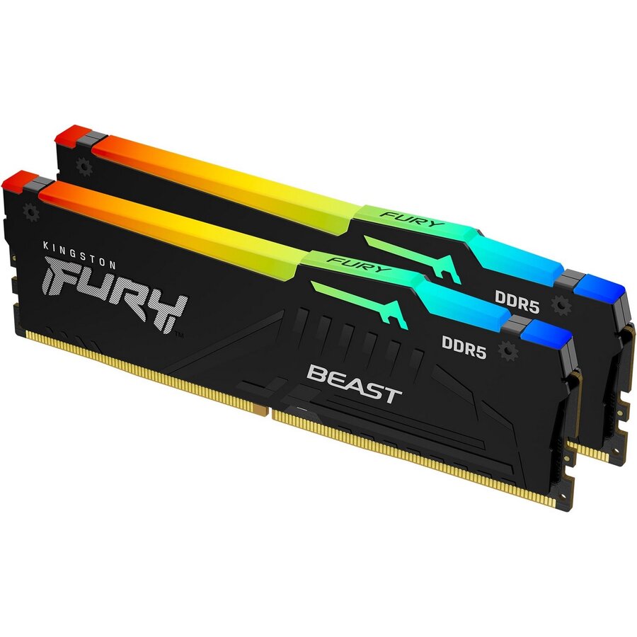 Memorie Fury Beast RGB EXPO AMD 32GB Dual Channel 6000MHz DDR5 CL36 DIMM
