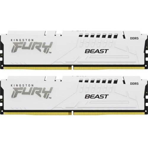 Memorie Fury Beast White 64GB (2x32GB) DDR5 6000MHz Dual Channel Kit