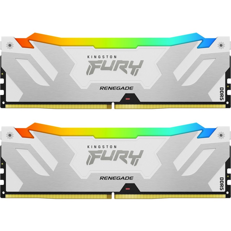 Memorie FURY Renegade RGB White 32GB (2x16GB) DDR5 6400MHz CL32 Dual Channel Kit